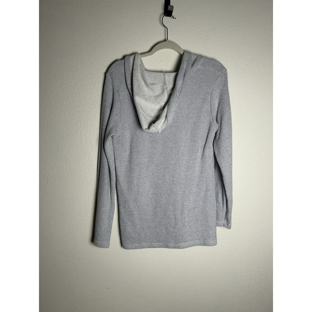 Disney Parks Disneyland Grey Pull Over Woven Poncho Hoodie Adult Small - Picture 4 of 4